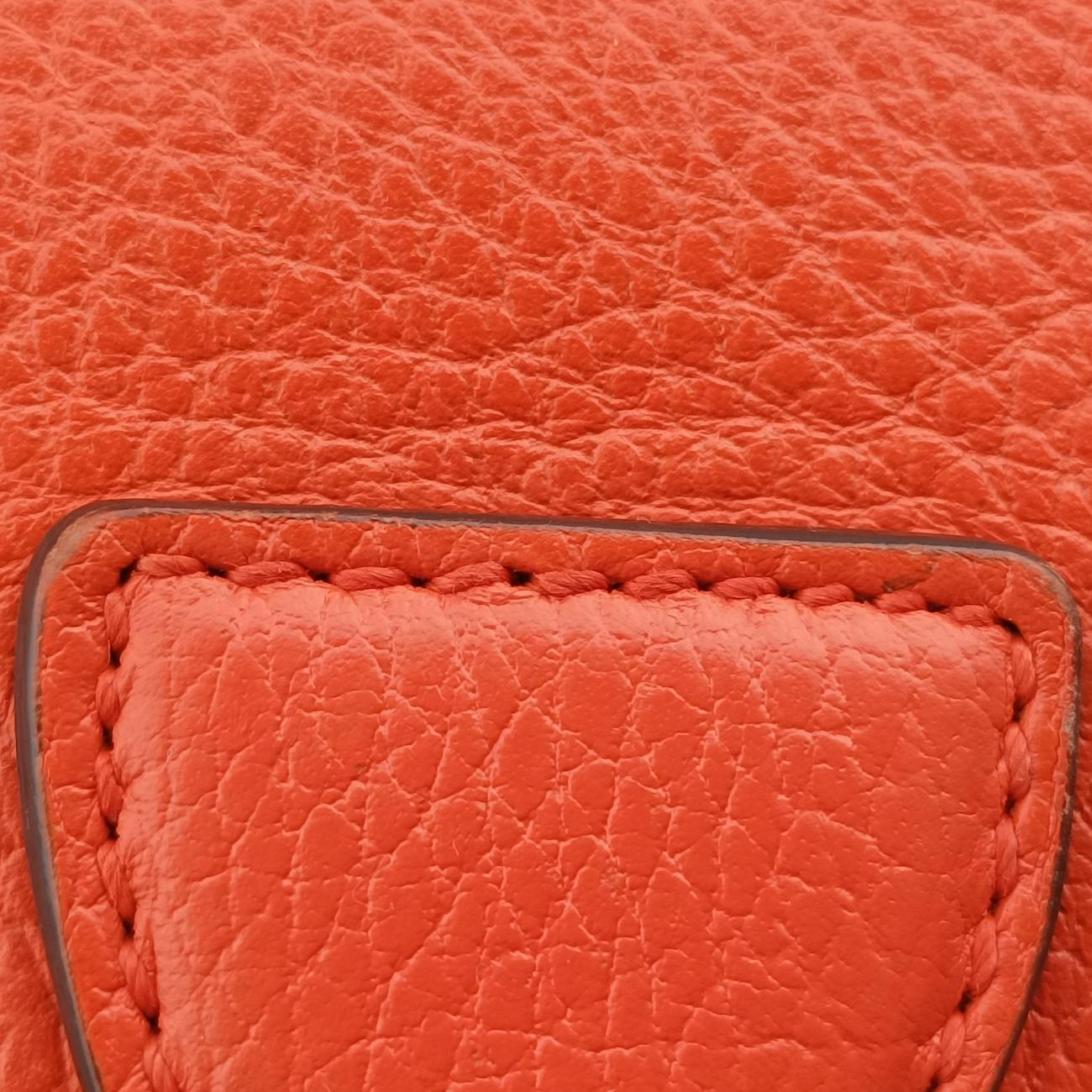 Interlocking G charm Dome Orange Leather 449661 G021955465インターロッキングG チャーム ドーム オレンジ レザー 449661 G021955465