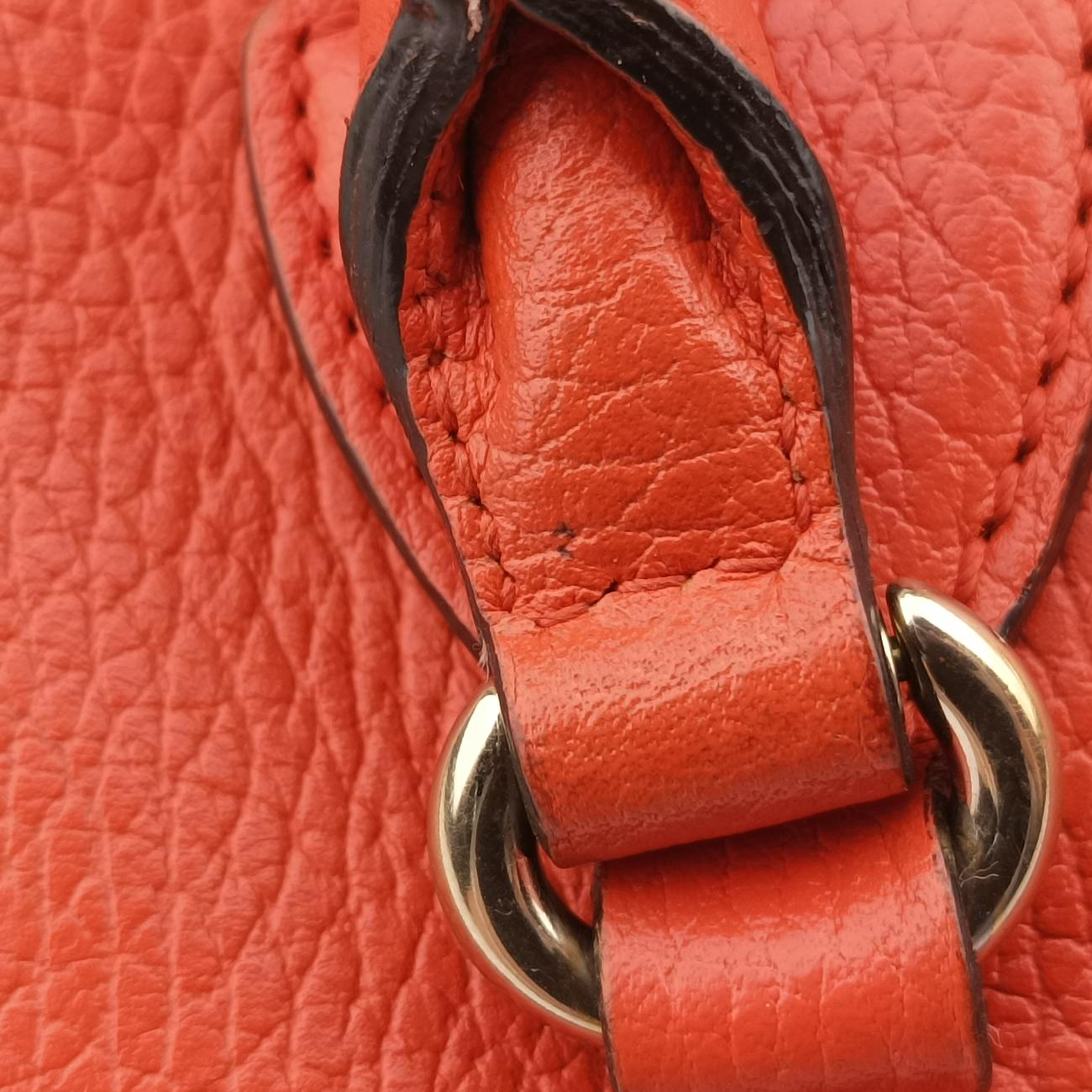 Interlocking G charm Dome Orange Leather 449661 G021955465インターロッキングG チャーム ドーム オレンジ レザー 449661 G021955465