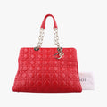 Cannage Dior Soft Shopping Red lambskin 01-BO-1103ディオールソフト レッド ラムスキン 01-BO-1103