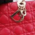 Cannage Dior Soft Shopping Red lambskin 01-BO-1103ディオールソフト レッド ラムスキン 01-BO-1103