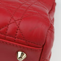 Cannage Dior Soft Shopping Red lambskin 01-BO-1103ディオールソフト レッド ラムスキン 01-BO-1103