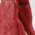 Cannage Dior Soft Shopping Red lambskin 01-BO-1103ディオールソフト レッド ラムスキン 01-BO-1103
