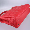 Cannage Dior Soft Shopping Red lambskin 01-BO-1103ディオールソフト レッド ラムスキン 01-BO-1103