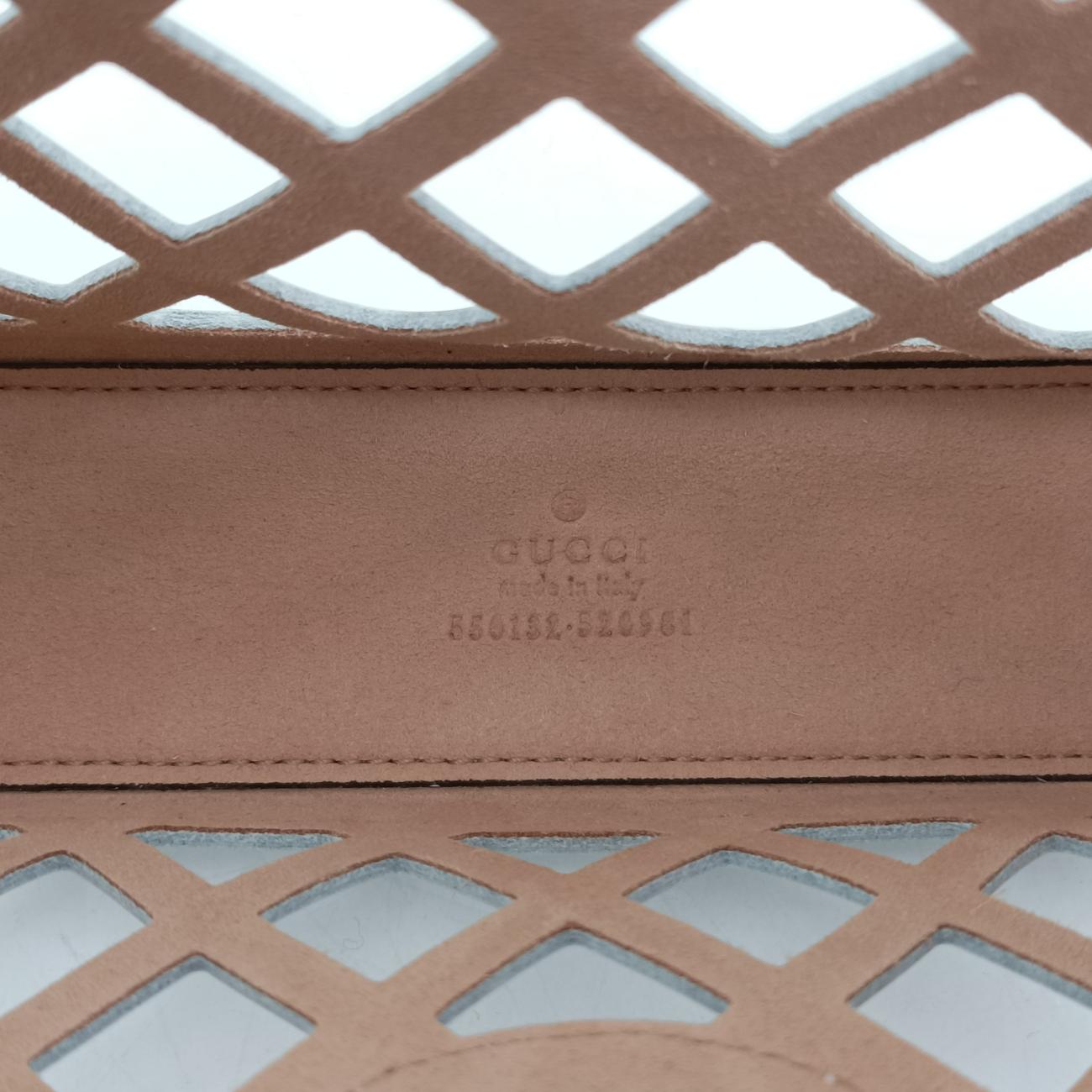 traforata flora White Leather 550132 I027600592トラフォラータ フローラ ホワイト レザー 550132 I027600592