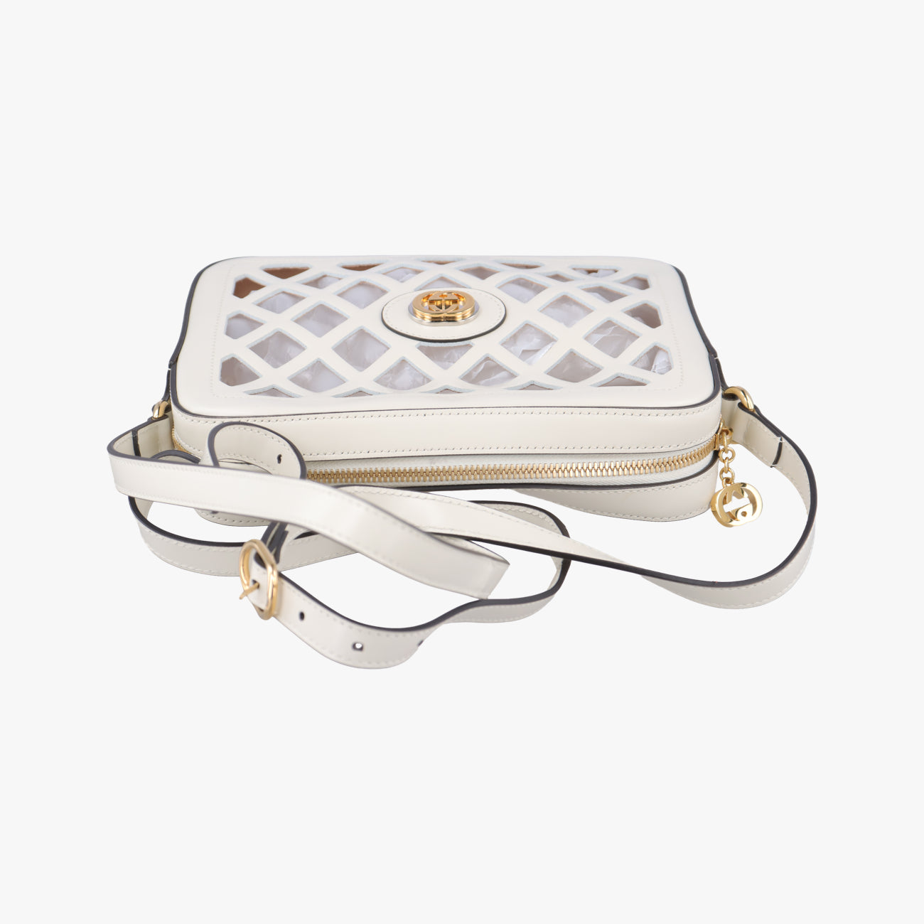 traforata flora White Leather 550132 I027600592トラフォラータ フローラ ホワイト レザー 550132 I027600592