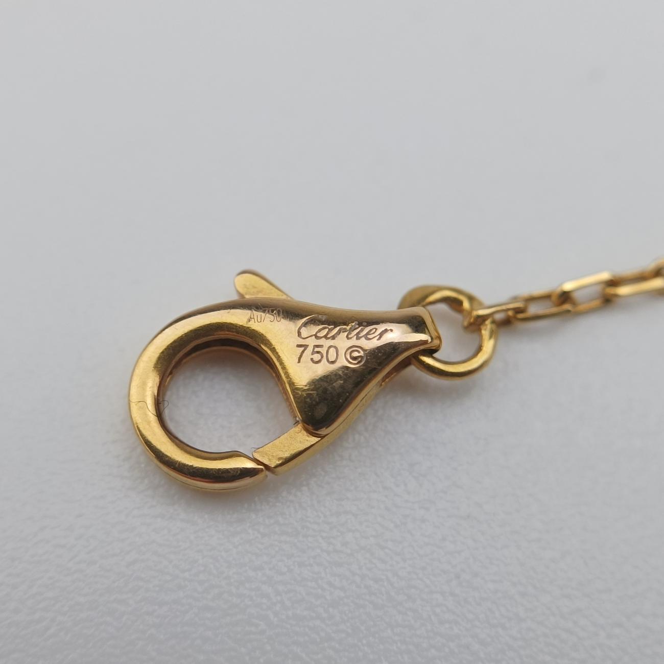 Logo Double C de Cartier Golden AU750 YH7923ロゴドゥーブルC ドゥ カルティエ ゴールド AU750 B7219200 YH7923
