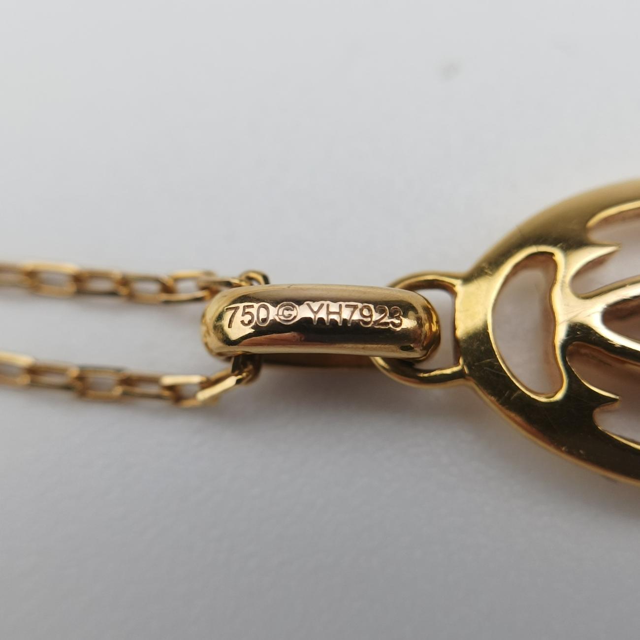 Logo Double C de Cartier Golden AU750 YH7923ロゴドゥーブルC ドゥ カルティエ ゴールド AU750 B7219200 YH7923