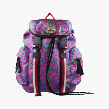 Brocade Techpack Tiger PurplexMulticolour PVC coated canvas 466467 E021641973ブロケード テックパック パープルxマルチカラー PVCコーティングキャンバス 466467 E021641973