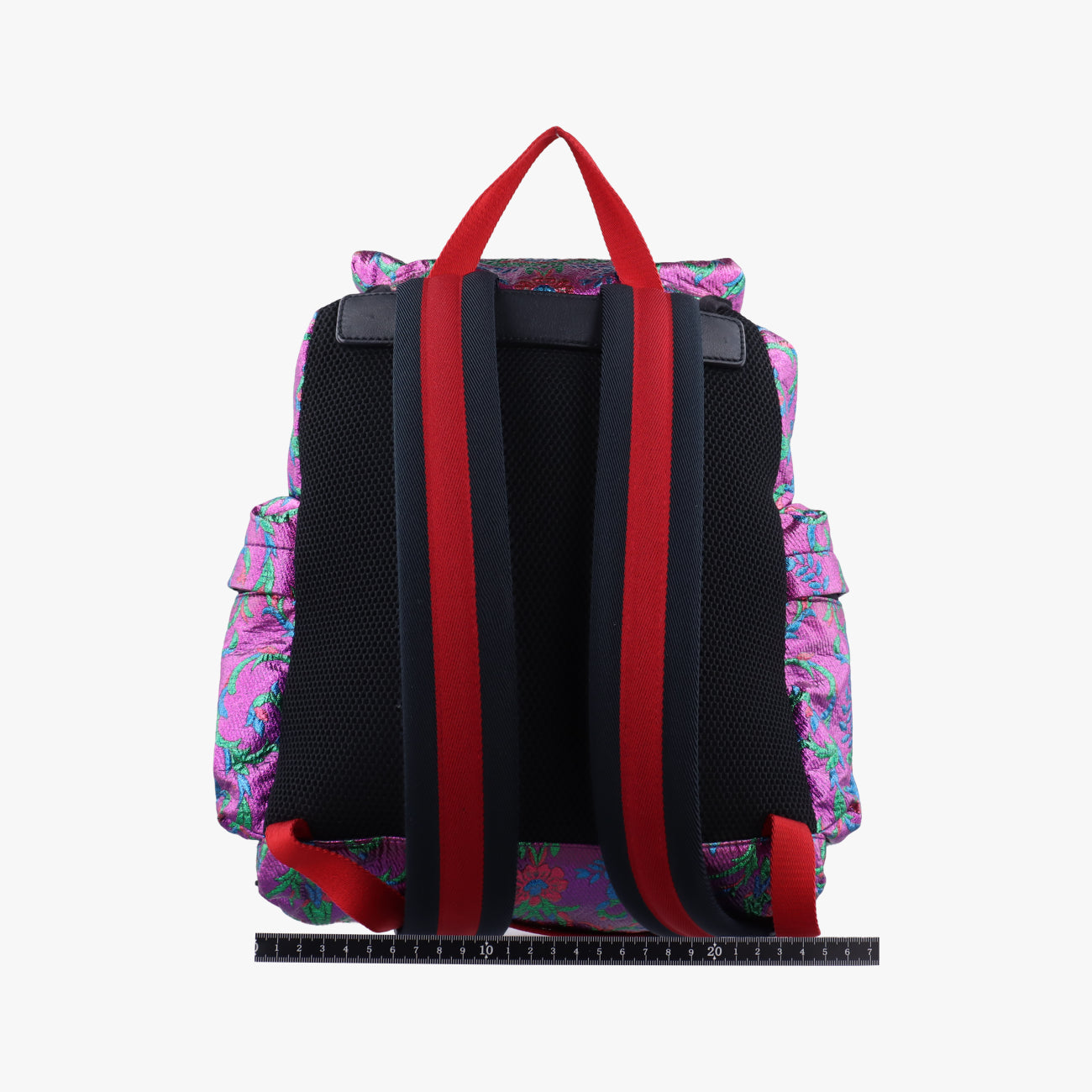 Brocade Techpack Tiger PurplexMulticolour PVC coated canvas 466467 E021641973ブロケード テックパック パープルxマルチカラー PVCコーティングキャンバス 466467 E021641973