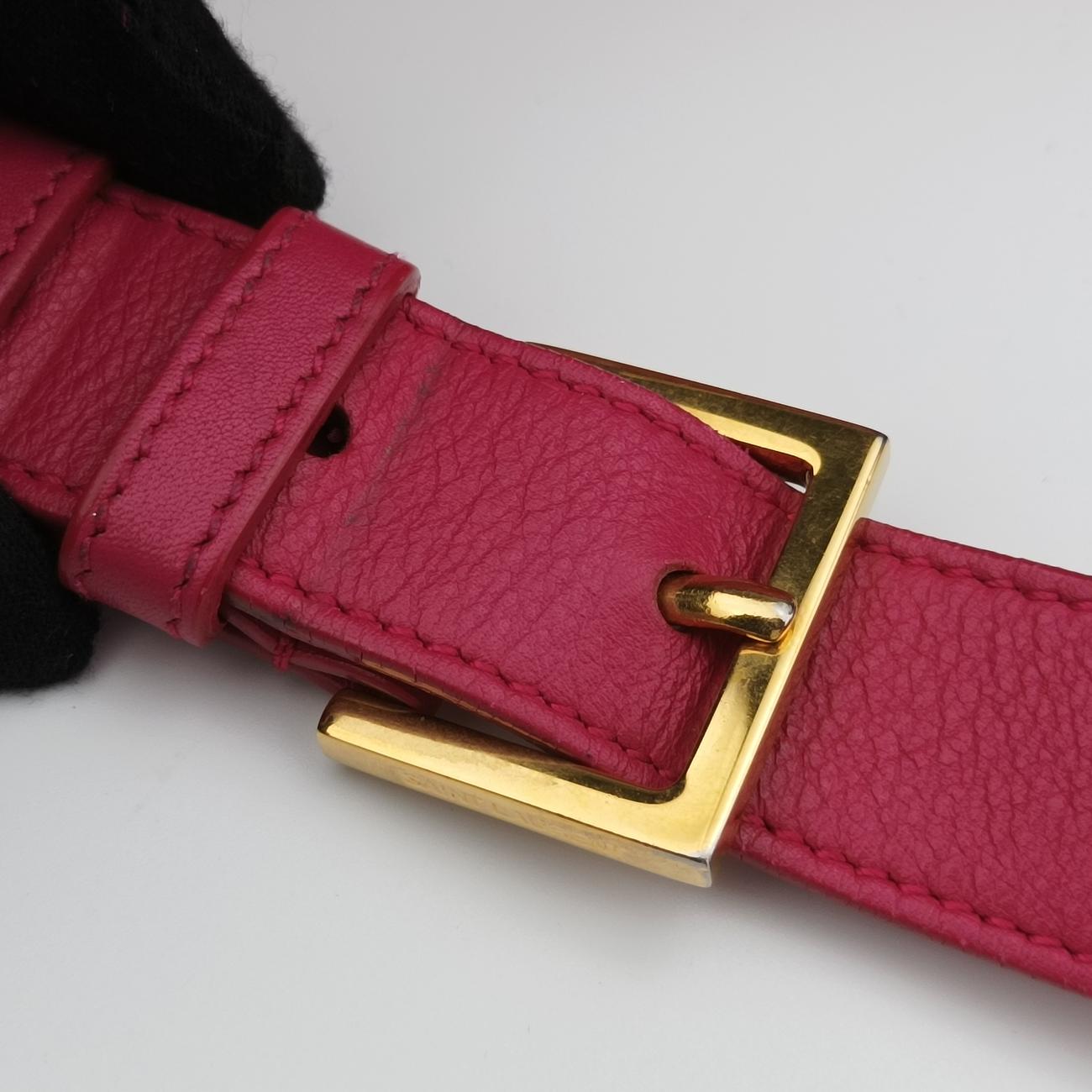 Y Ligne Rose leather 311214 311214.527411Yライン ローズ レッド レザー 311214 311214.527411