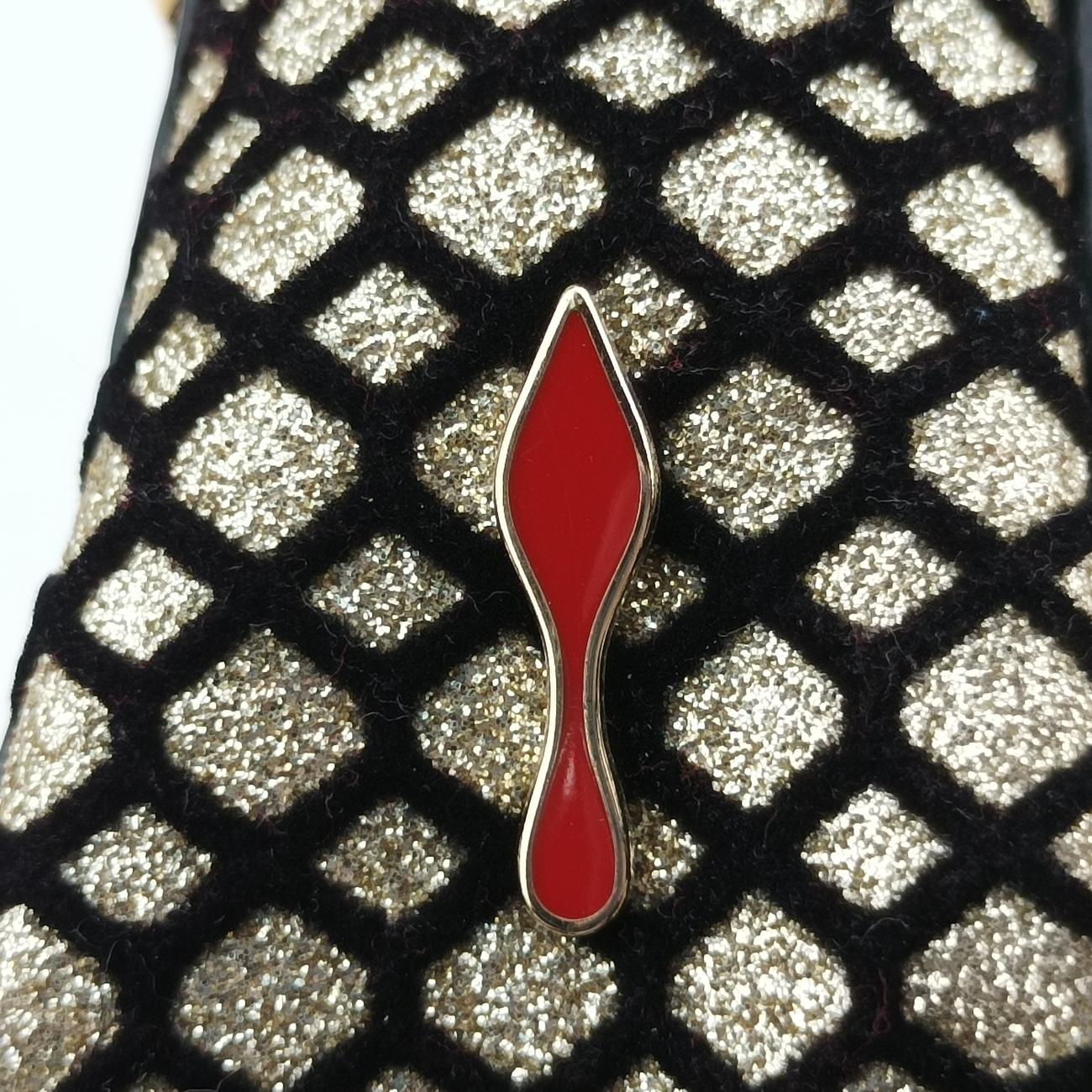 Glitter Accent Sweet CharityBlack × GoldLeather×Patentグリッターアクセント スイートチャリティブラック × ゴールドレザー×パテント