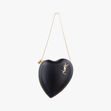 Love box heart Black Leather 466212 BCI.466212.0217ラブボックス ハート型 ブラック レザー 466212 BCI.466212.0217