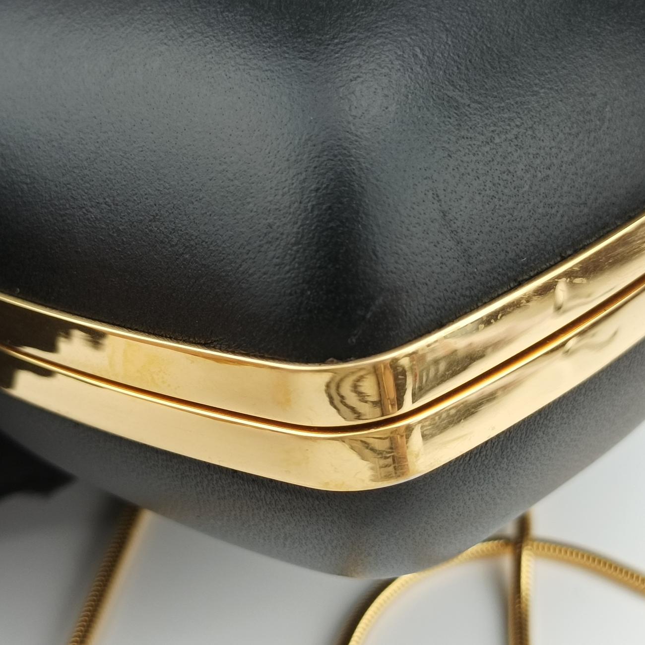 Love box heart Black Leather 466212 BCI.466212.0217ラブボックス ハート型 ブラック レザー 466212 BCI.466212.0217