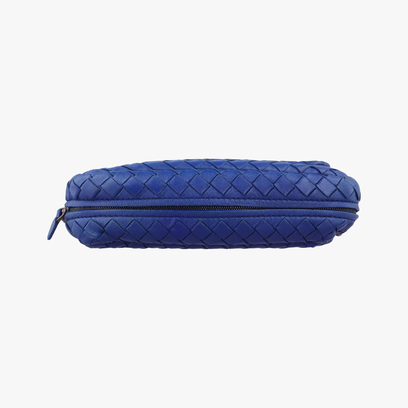 Intrecciato Blue lambskin B06894637Fイントレチャート ブルー ラムスキン B06894637F