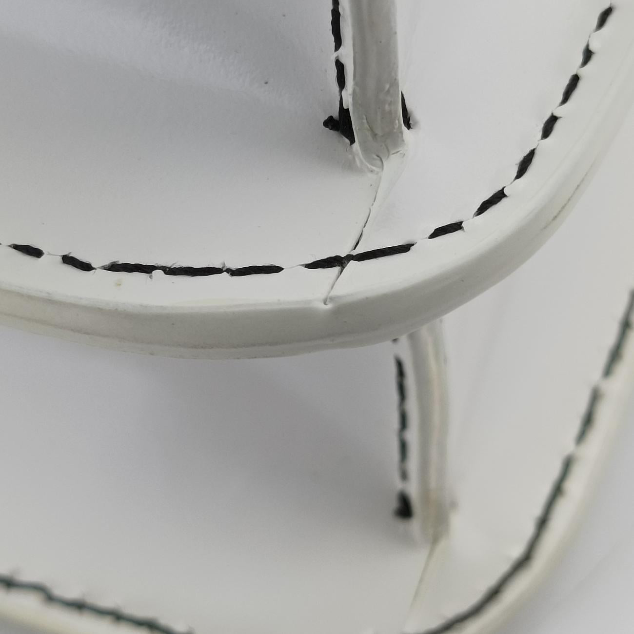 TB Logo White leather BMPPAN1301TBロゴ ホワイト レザー BMPPAN1301