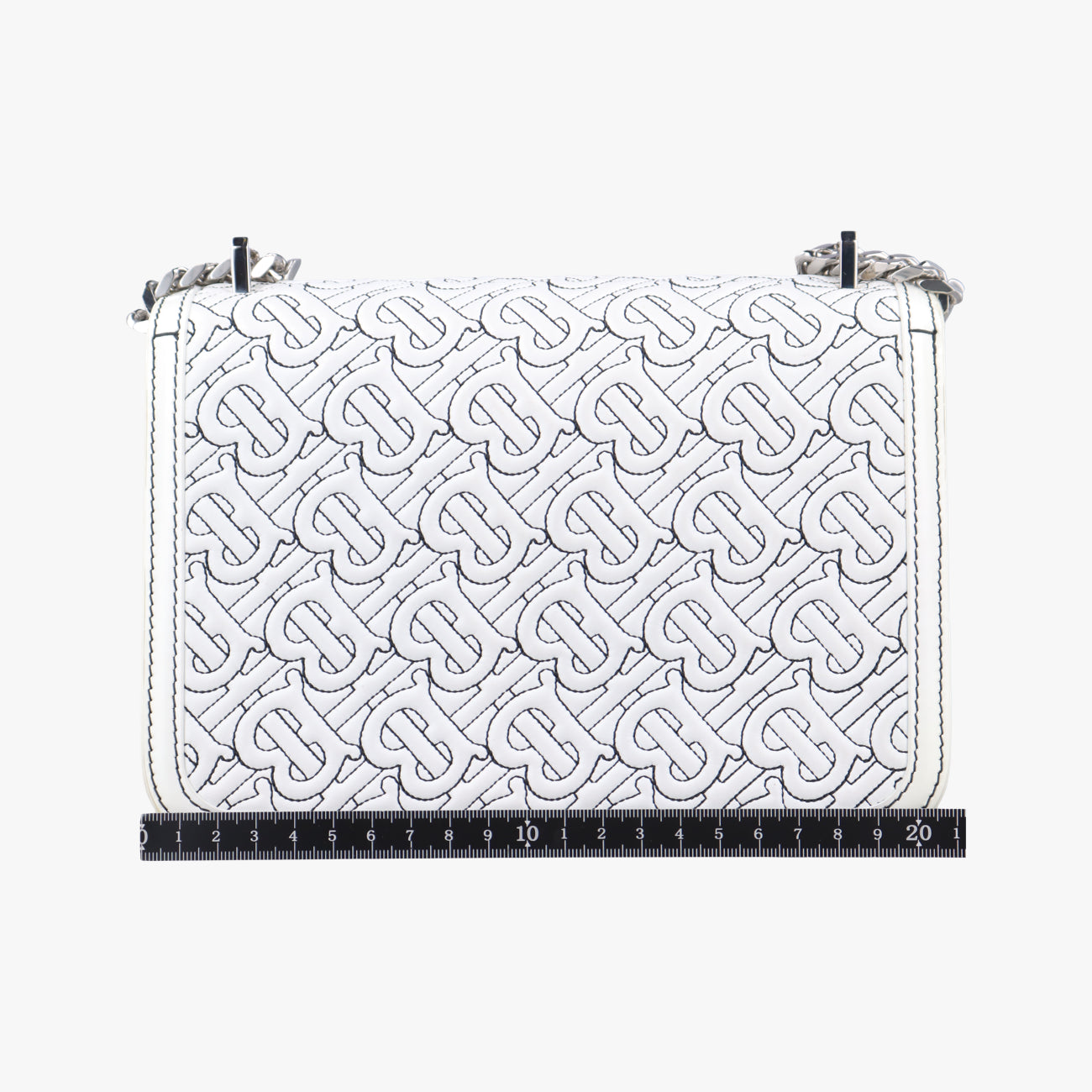 TB Logo White leather BMPPAN1301TBロゴ ホワイト レザー BMPPAN1301