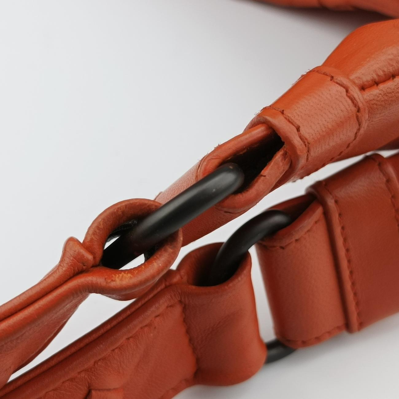 CAMPANA Intrecciato Orange lambskin B02699459Yカンパーナ イントレチャート オレンジ ラムスキン B02699459Y