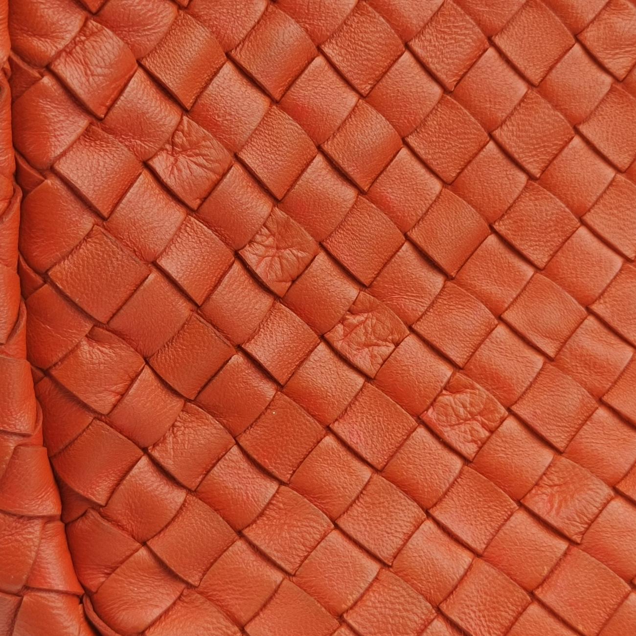 CAMPANA Intrecciato Orange lambskin B02699459Yカンパーナ イントレチャート オレンジ ラムスキン B02699459Y