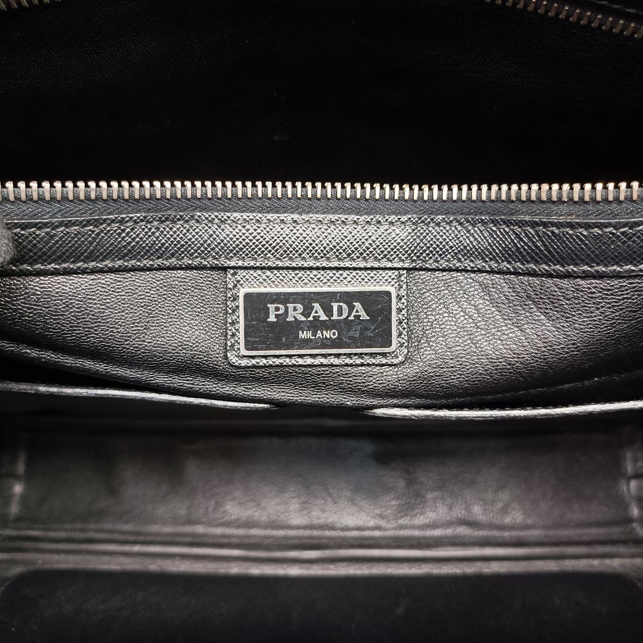 business bag briefcase Black SAFFIANO Leather 38ビジネスバッグ ブリーフケース ブラック サフィアーノレザー 2VE363 38