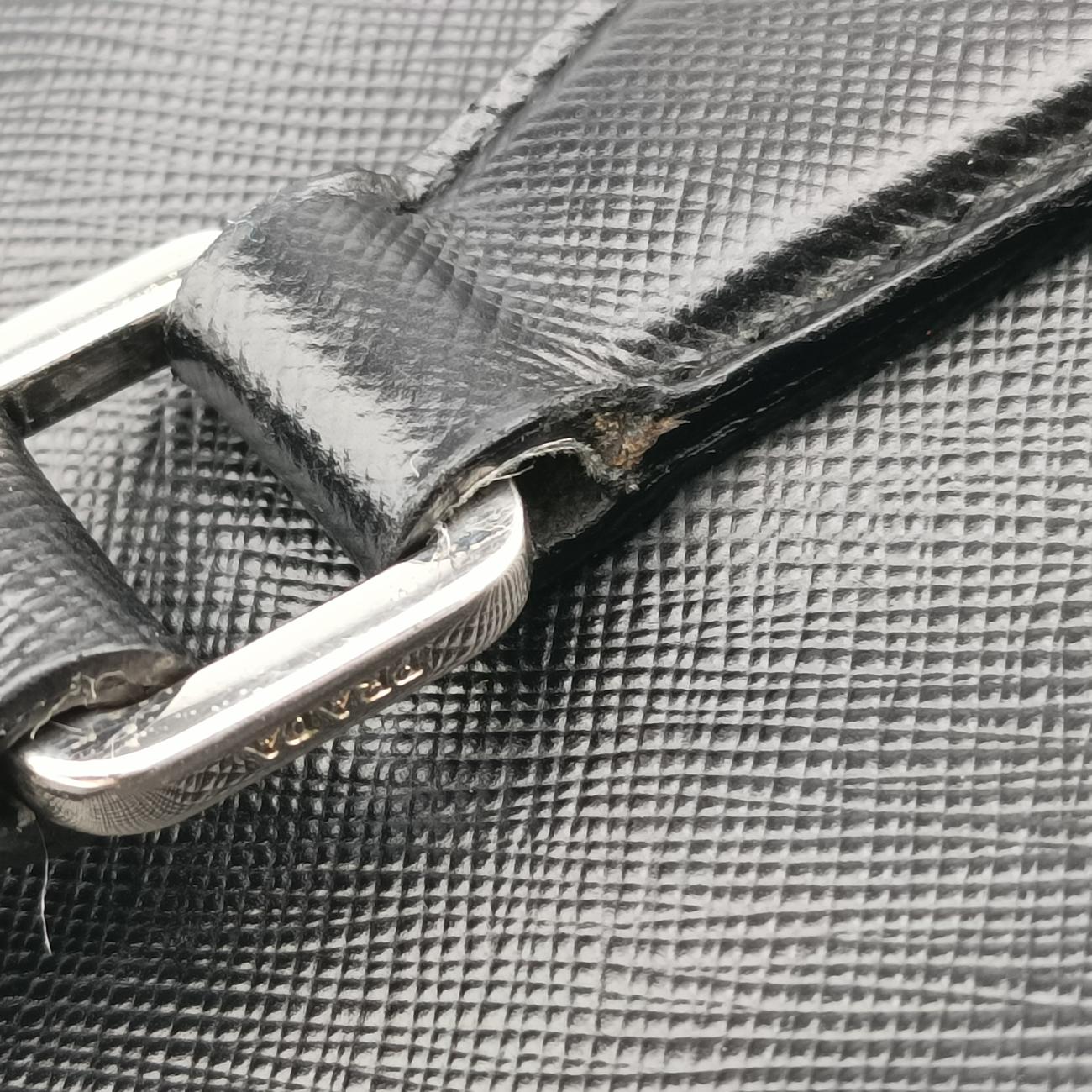 business bag briefcase Black SAFFIANO Leather 38ビジネスバッグ ブリーフケース ブラック サフィアーノレザー 2VE363 38