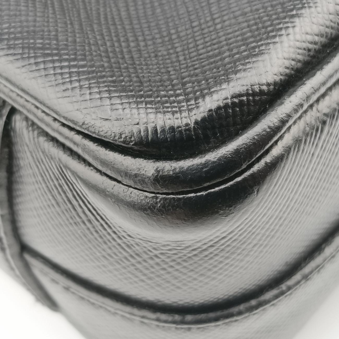 business bag briefcase Black SAFFIANO Leather 38ビジネスバッグ ブリーフケース ブラック サフィアーノレザー 2VE363 38