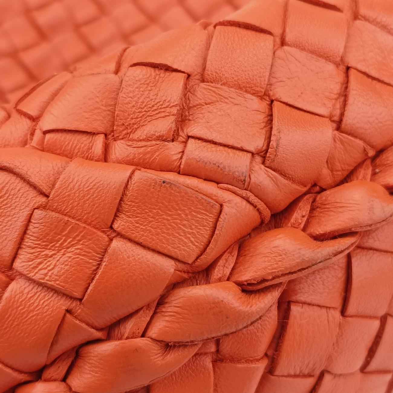 Intrecciato Orange lambskin 232500 V0016 7561 EPEV 2011 565 Aイントレチャート オレンジ ラムスキン 232500 V0016 7561 EPEV 2011 565 A