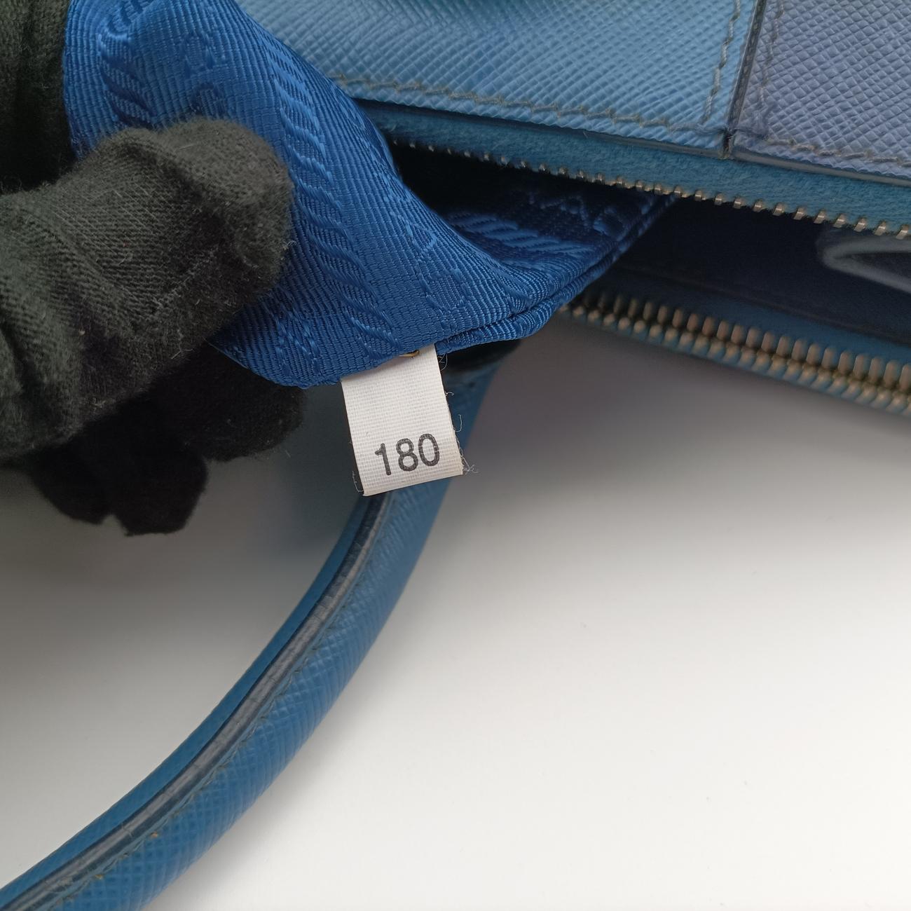 Galleria Blue×Navy SAFFIANO Leather B2274C 180 2ガレリア ブルー×ネイビー サフィアーノレザー B2274C 180 2