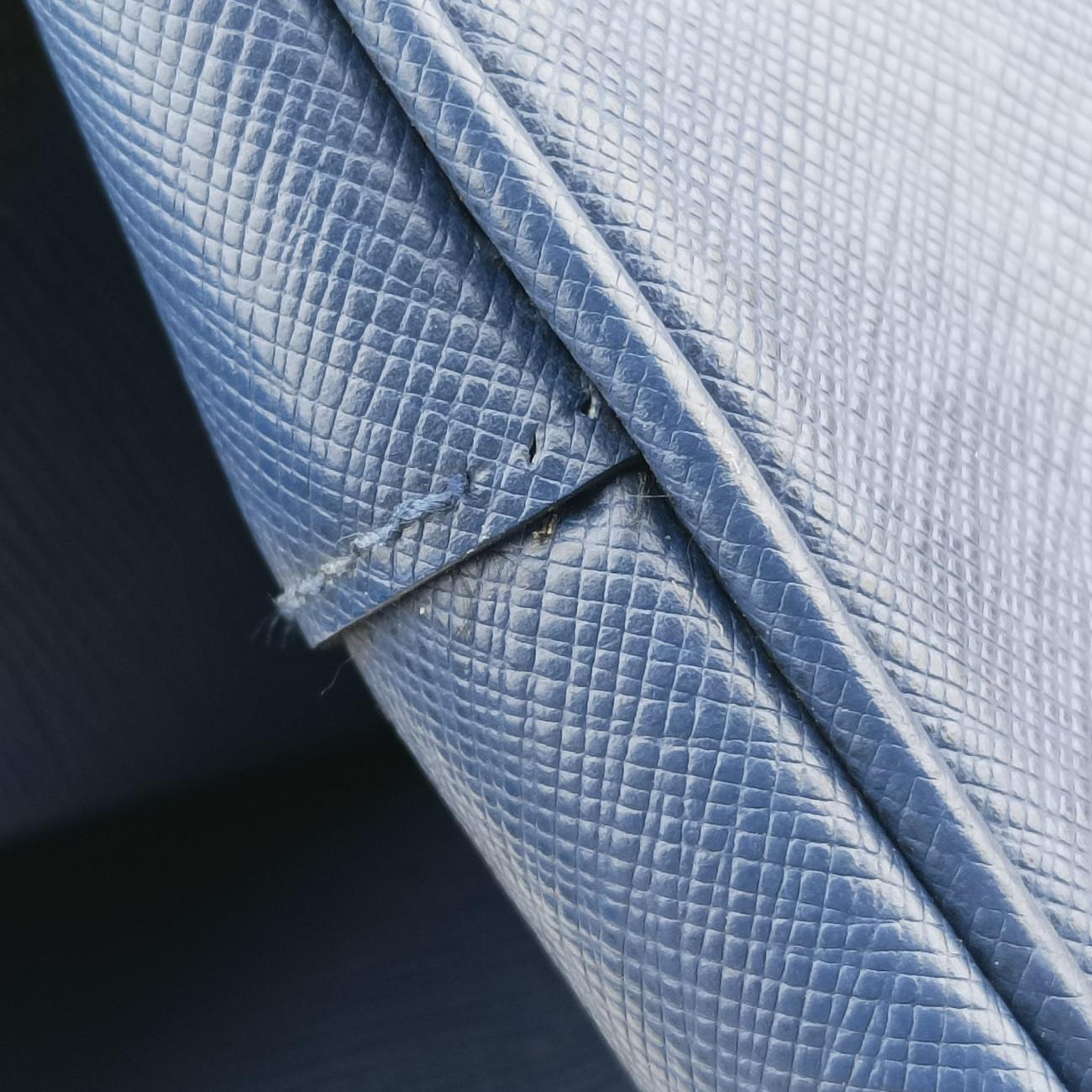 Galleria Blue×Navy SAFFIANO Leather B2274C 180 2ガレリア ブルー×ネイビー サフィアーノレザー B2274C 180 2