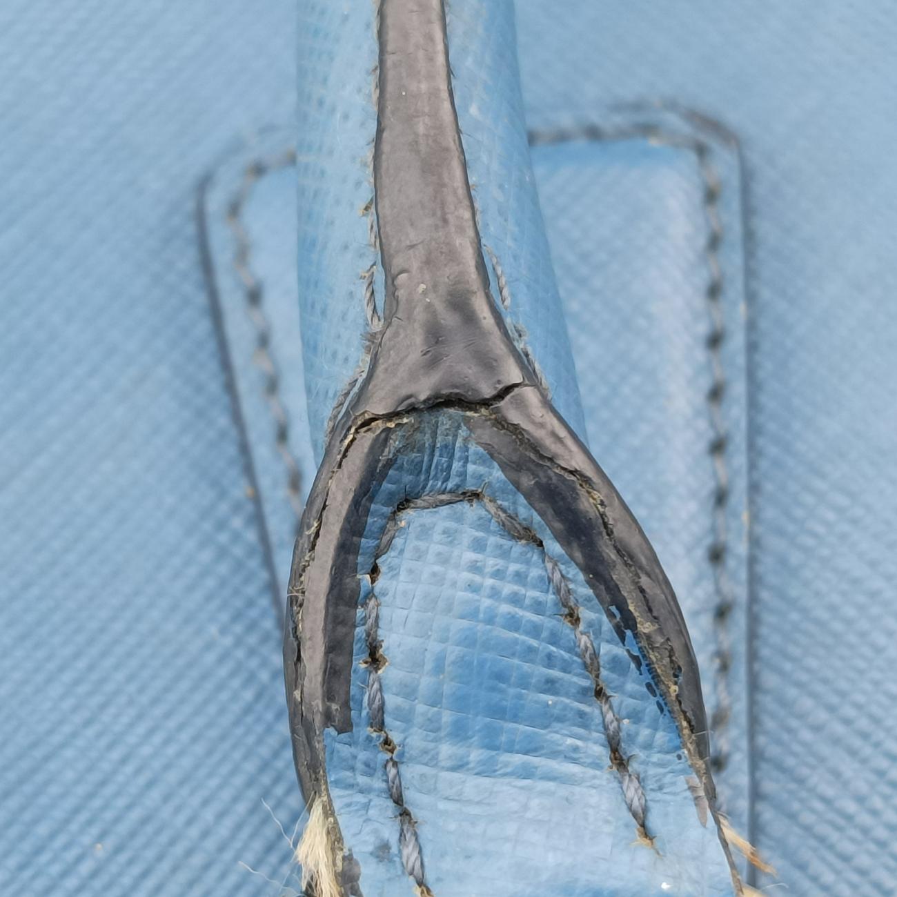 Galleria Blue×Navy SAFFIANO Leather B2274C 180 2ガレリア ブルー×ネイビー サフィアーノレザー B2274C 180 2