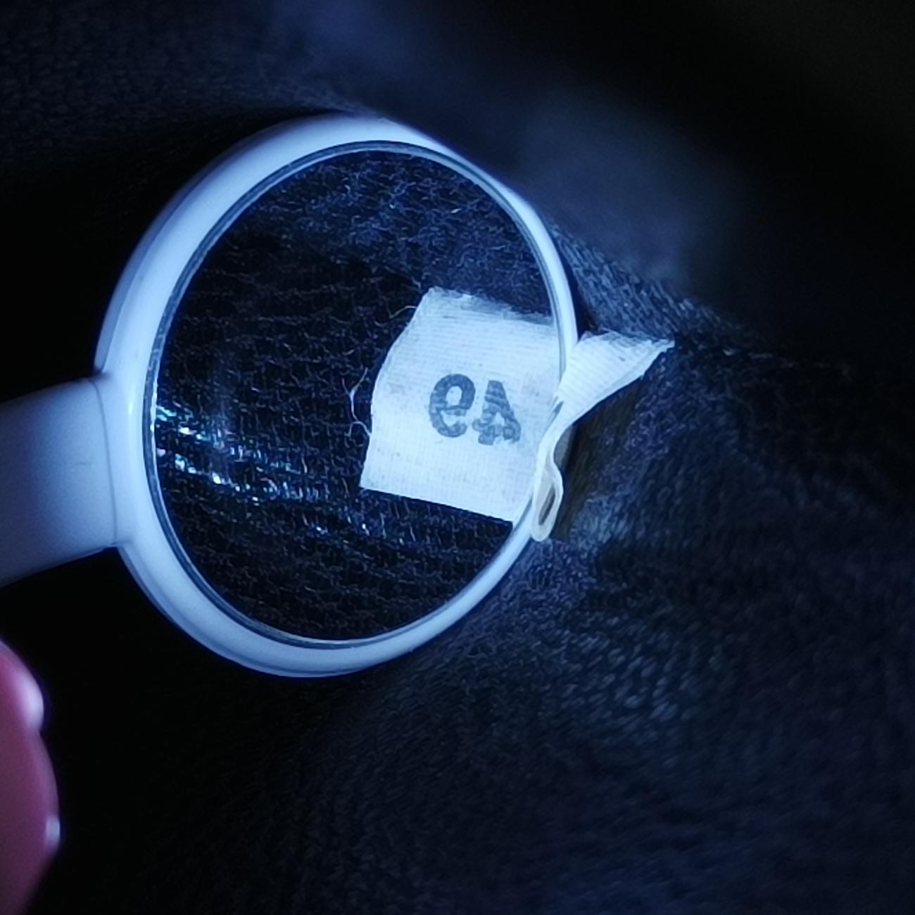 Triangle Logo Plate Grey Saffiano Leather 49三角 ロゴ プレート グレー サフィアーノレザー 49