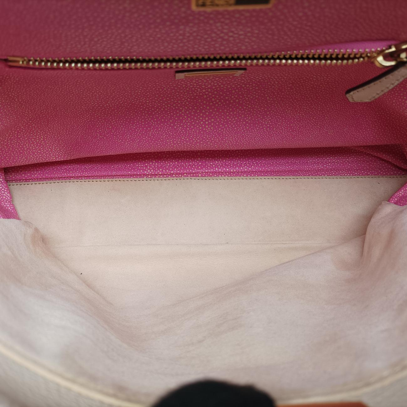 PEEKABOO Large Beige Leather 8BN210 2516-8BN210.DU9-109ピーカブー ラージ ベージュ レザー 8BN210 2516-8BN210.DU9-109