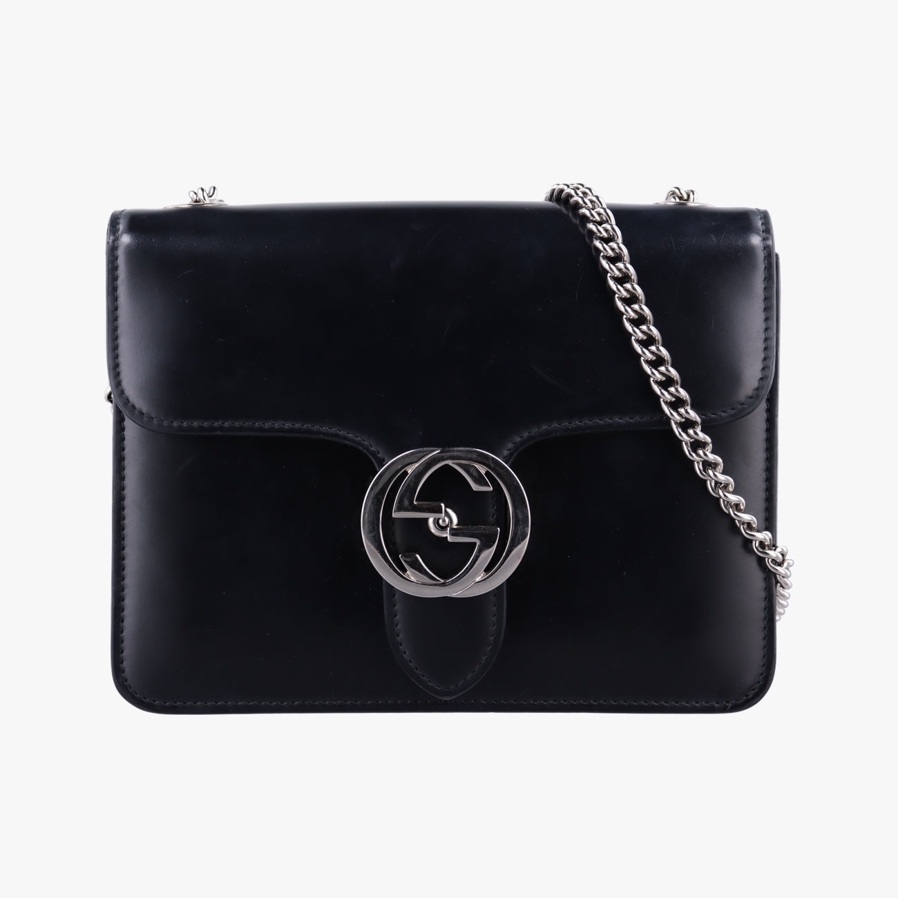 Interlocking GBlackEnamel387609A018961404インターロッキングGブラックエナメル387609A018961404