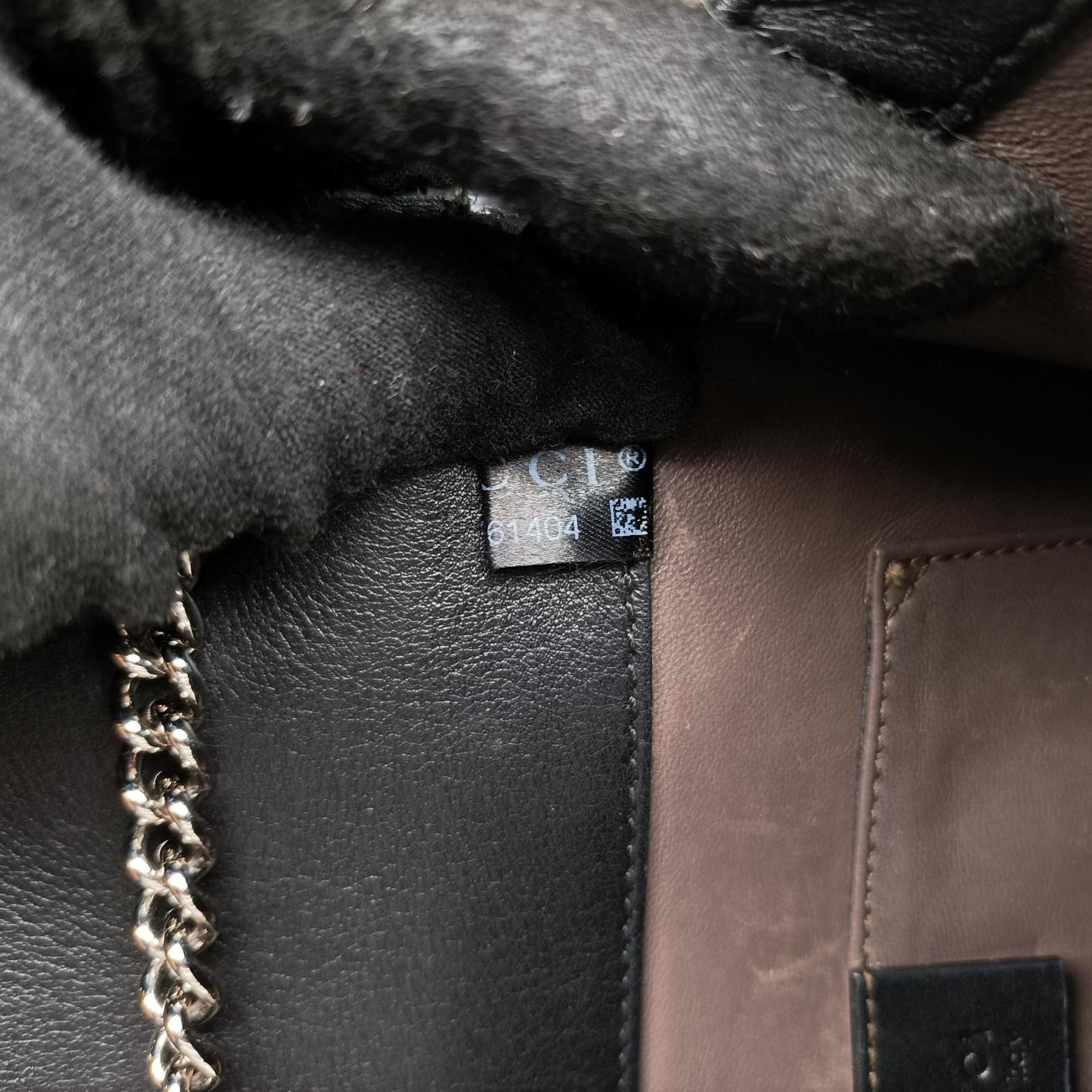 Interlocking GBlackEnamel387609A018961404インターロッキングGブラックエナメル387609A018961404