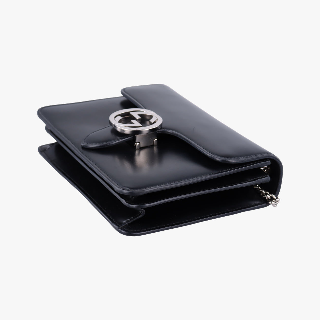 Interlocking GBlackEnamel387609A018961404インターロッキングGブラックエナメル387609A018961404