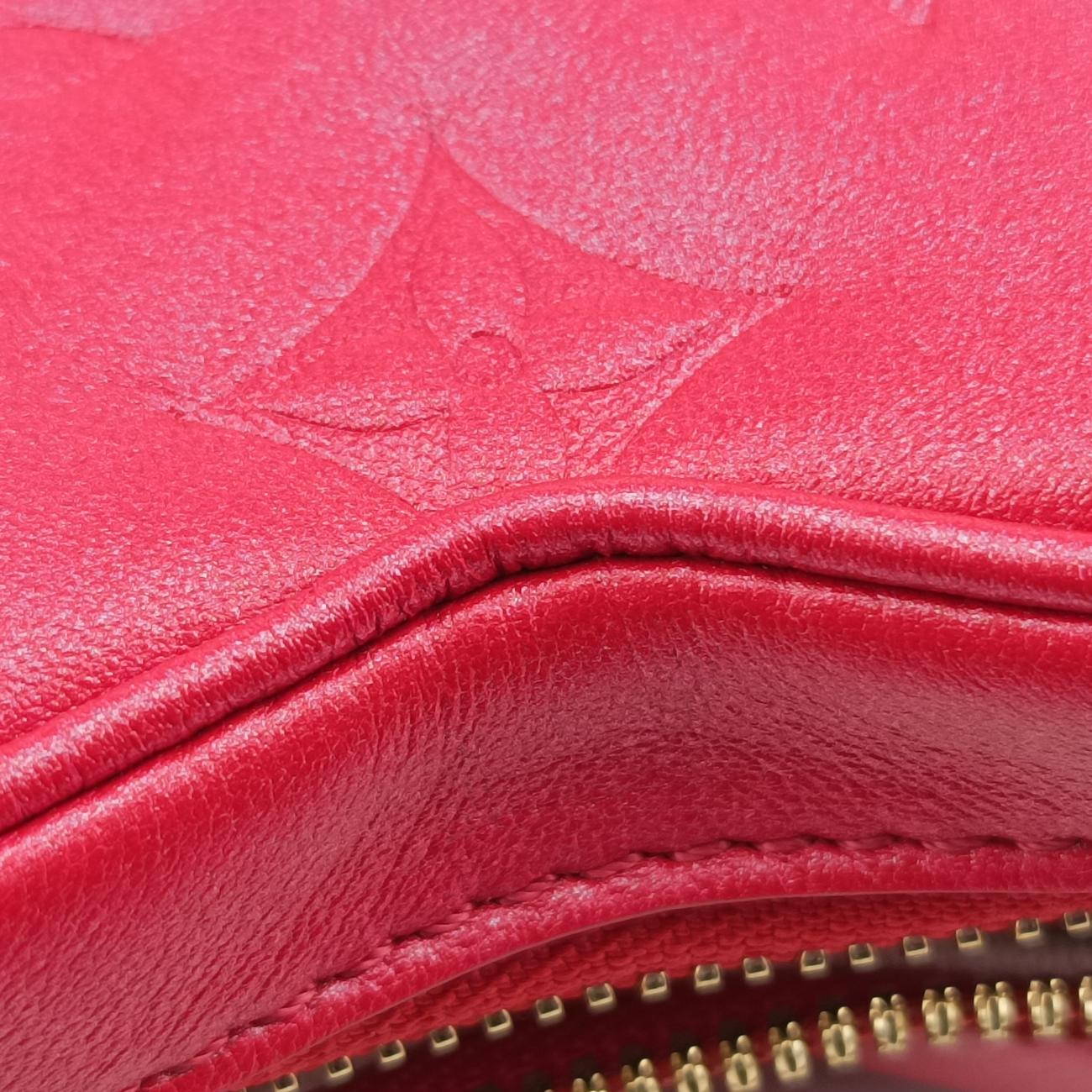 Heart on Chain Red Lambskin M80837 ICチップハートオンチェーン レッド ラムスキン M80837 ICチップ