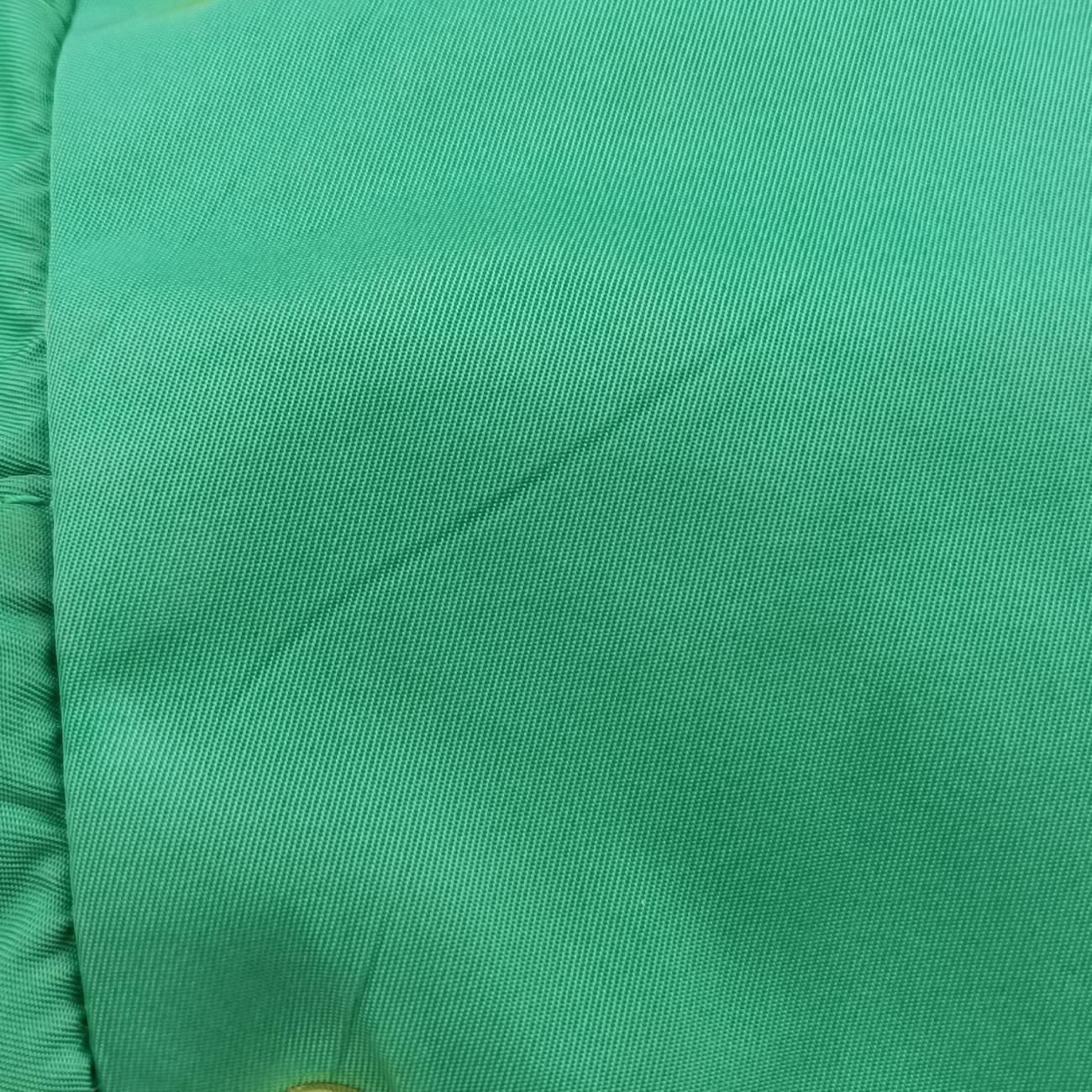 Triangular logo plate Green nylon 14三角ロゴプレート  グリーン ナイロン 14