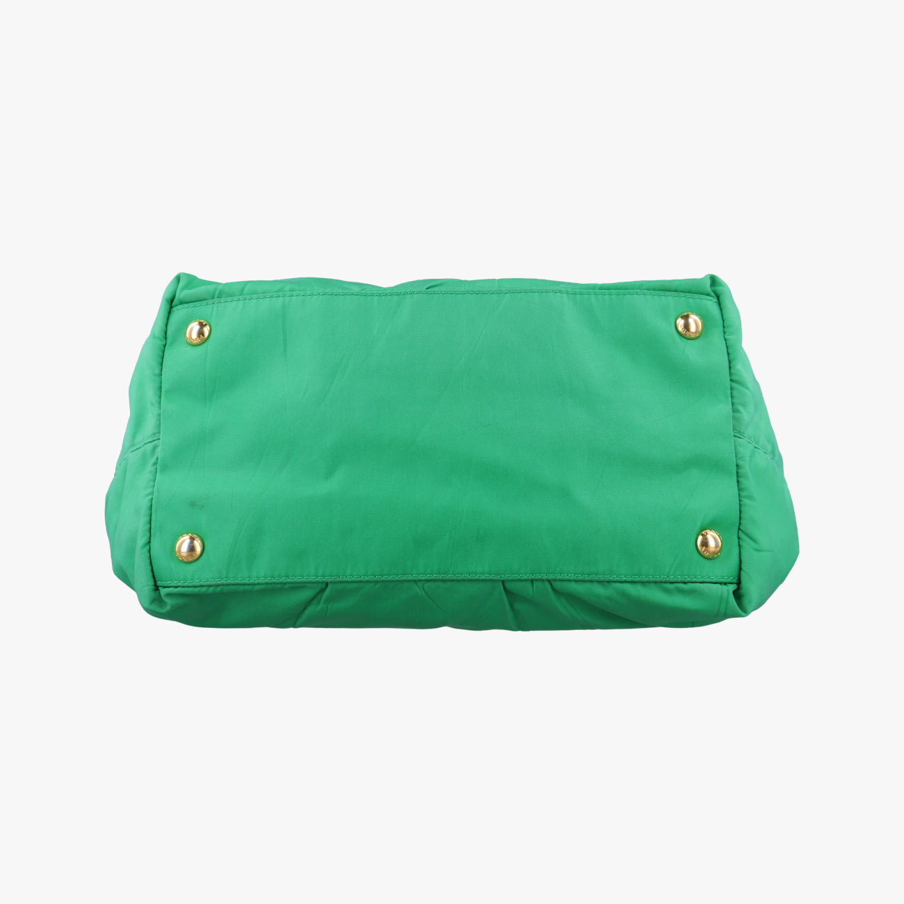 Triangular logo plate Green nylon 14三角ロゴプレート  グリーン ナイロン 14