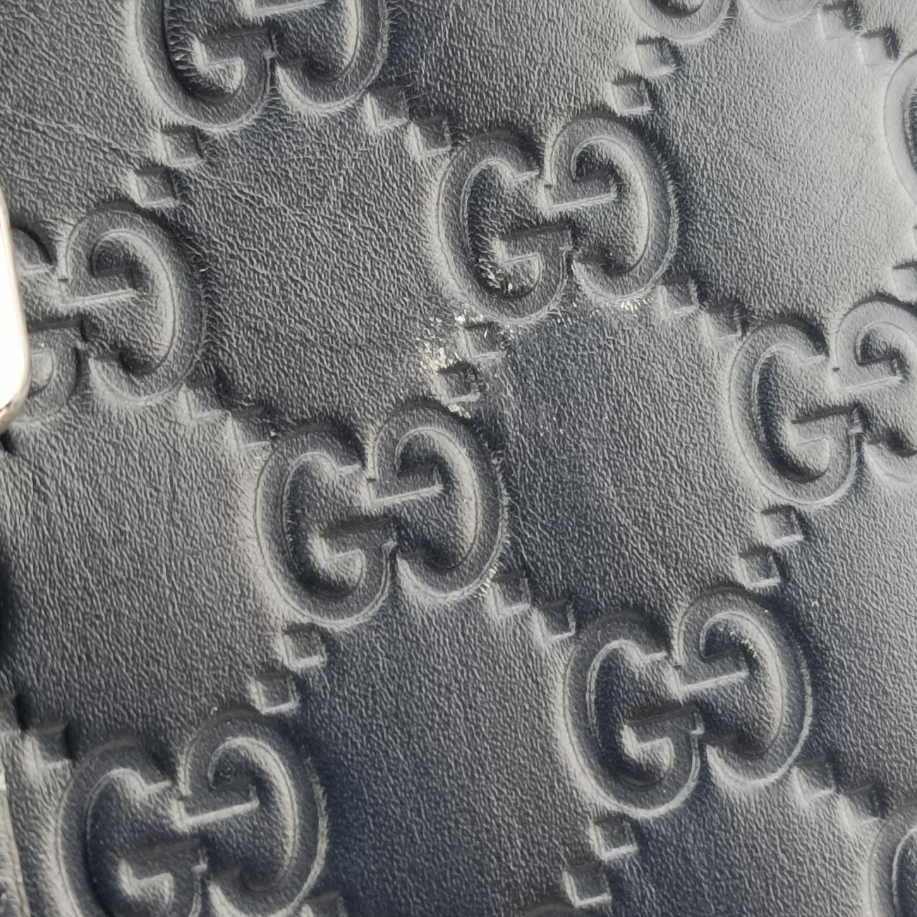 Guccissima Navy Leather 435322 B021456394グッチシマ ネイビー レザー 435322 B021456394