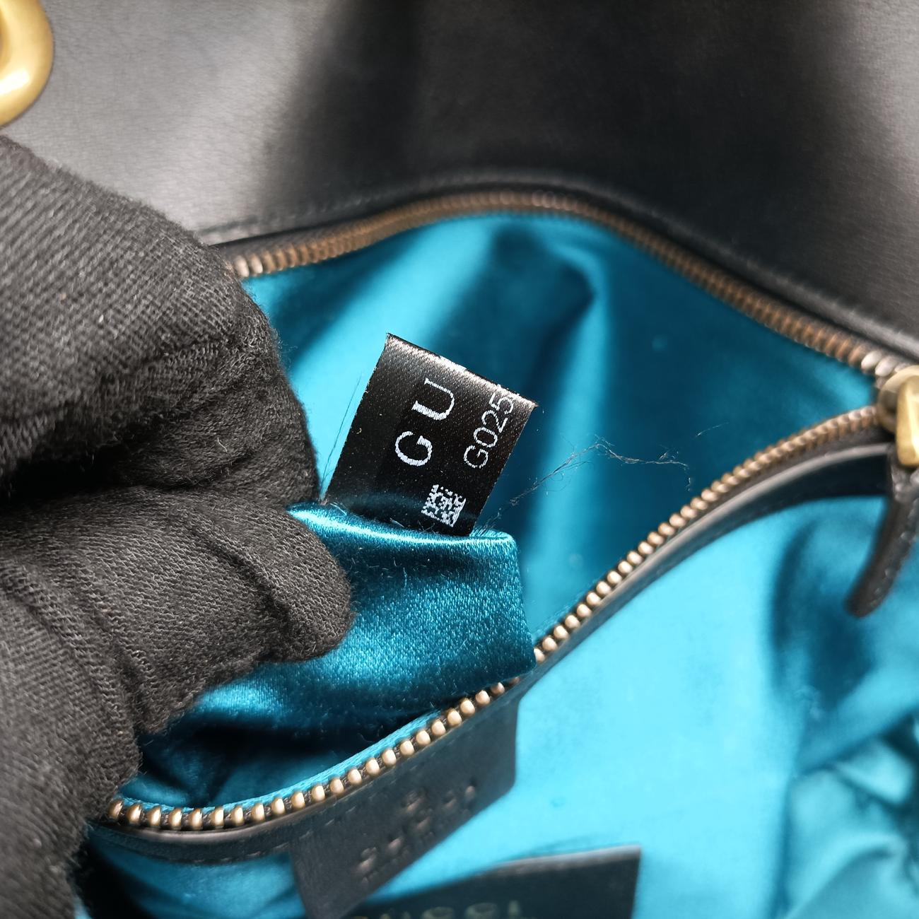 GG Marmont Black velour G025329507GGマーモント ブラック ベロア 443497 G025329507