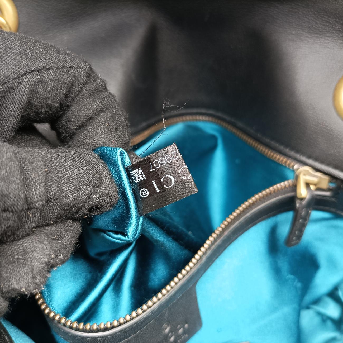 GG Marmont Black velour G025329507GGマーモント ブラック ベロア 443497 G025329507