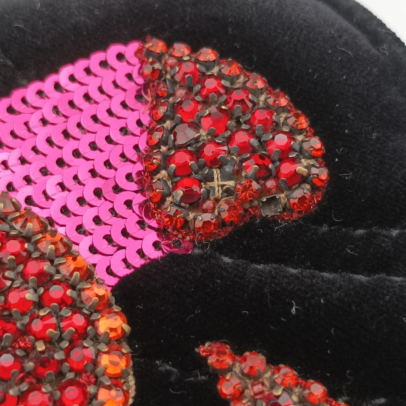 GG Marmont Black velour G025329507GGマーモント ブラック ベロア 443497 G025329507