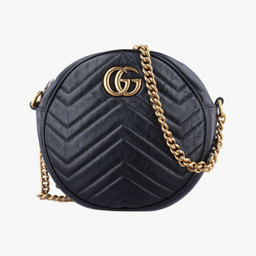 GG Marmont Black Leather 550154 F027920021GGマーモント ブラック レザー 550154 F027920021