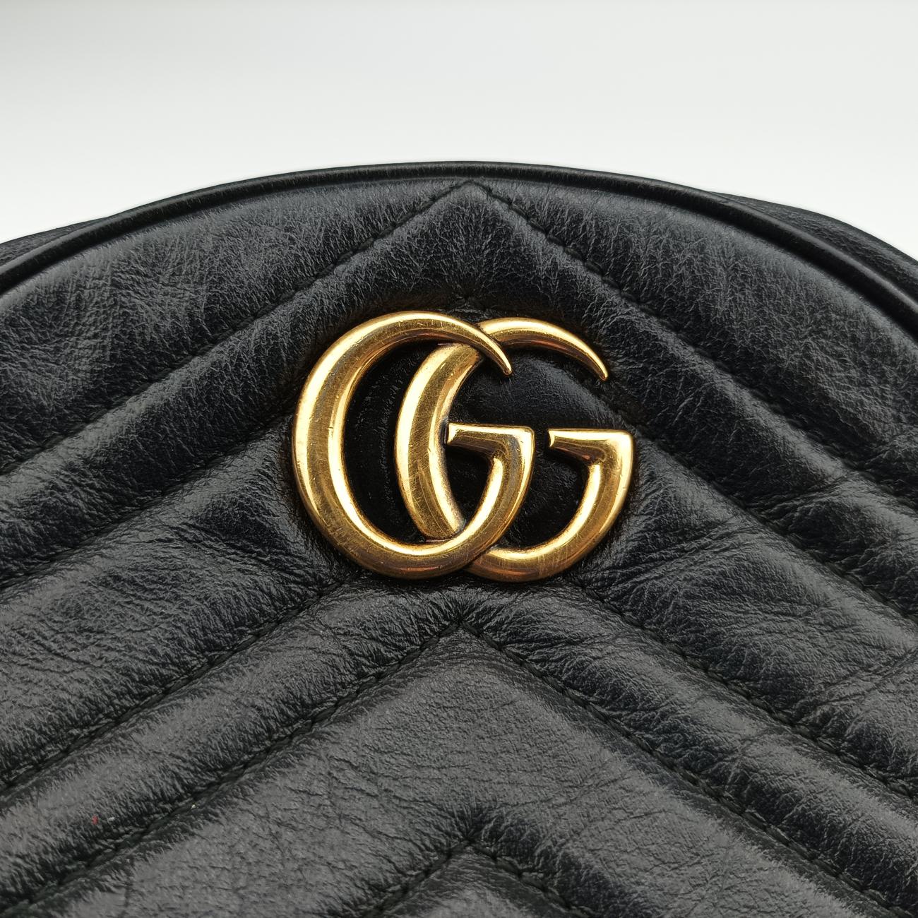 GG Marmont Black Leather 550154 F027920021GGマーモント ブラック レザー 550154 F027920021