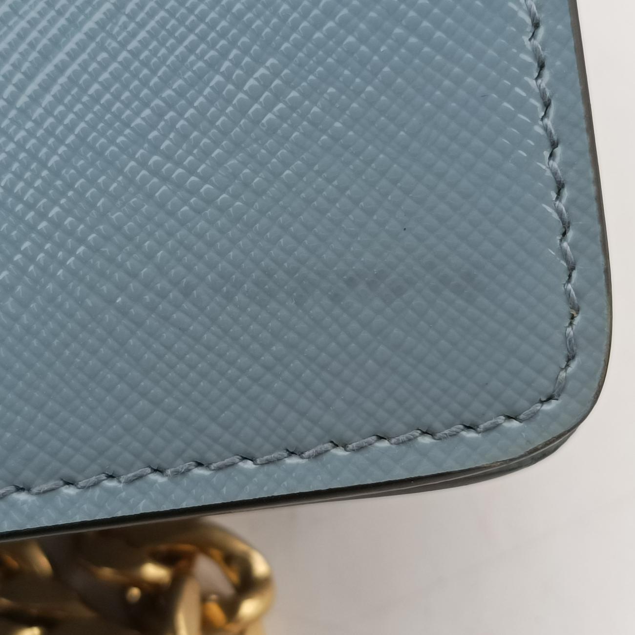 milano logo Blue Patent 1BP012 256ミラノロゴ ブルー パテント 1BP012 256