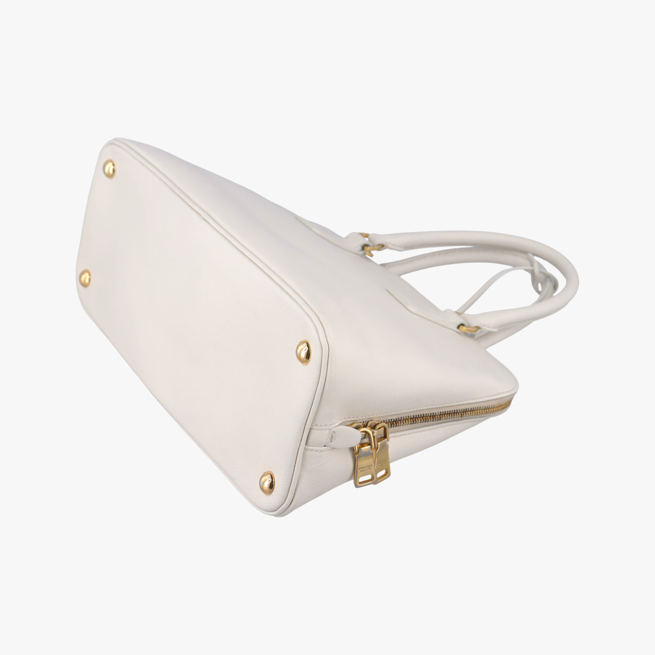 Large Promenade Satchel White SAFFIANO Leather BL0837 25ラージ プロムナード サッチェル ホワイト サフィアーノレザー BL0837 25