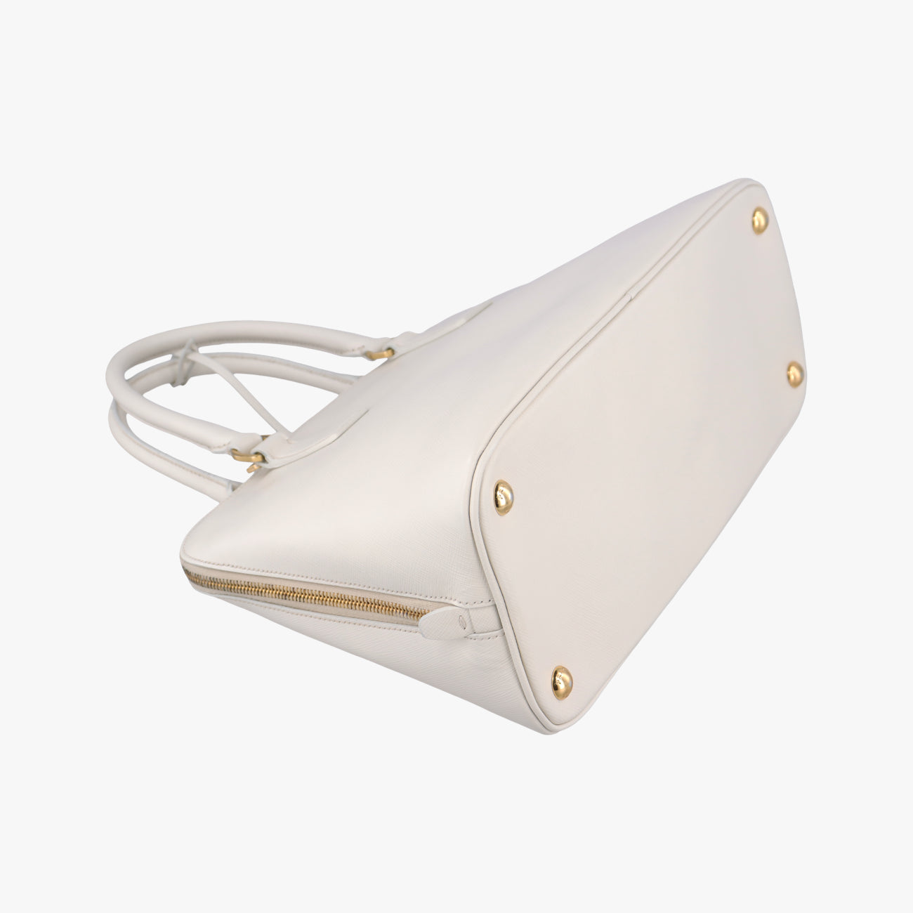 Large Promenade Satchel White SAFFIANO Leather BL0837 25ラージ プロムナード サッチェル ホワイト サフィアーノレザー BL0837 25