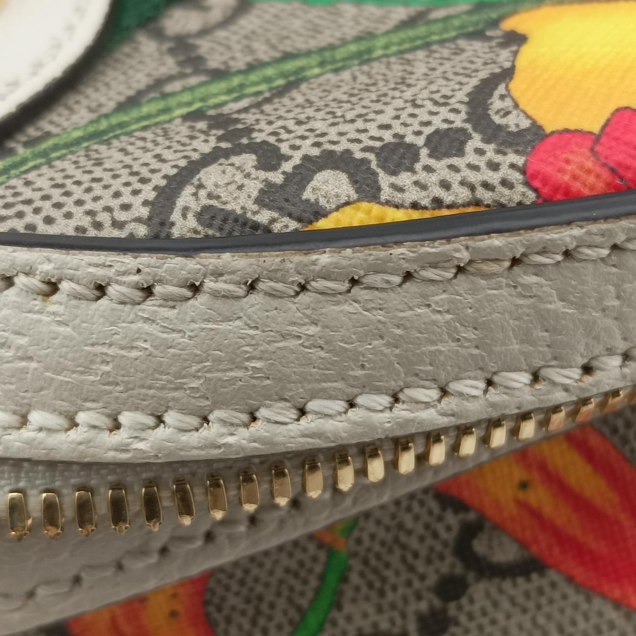 Ophidia Flora Multicolour PVC coated canvas 547965 G030301947オフィディア フローラ マルチカラー PVCコーティングキャンバス 547965 G030301947