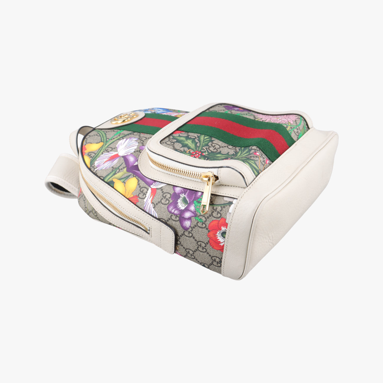 Ophidia Flora Multicolour PVC coated canvas 547965 G030301947オフィディア フローラ マルチカラー PVCコーティングキャンバス 547965 G030301947