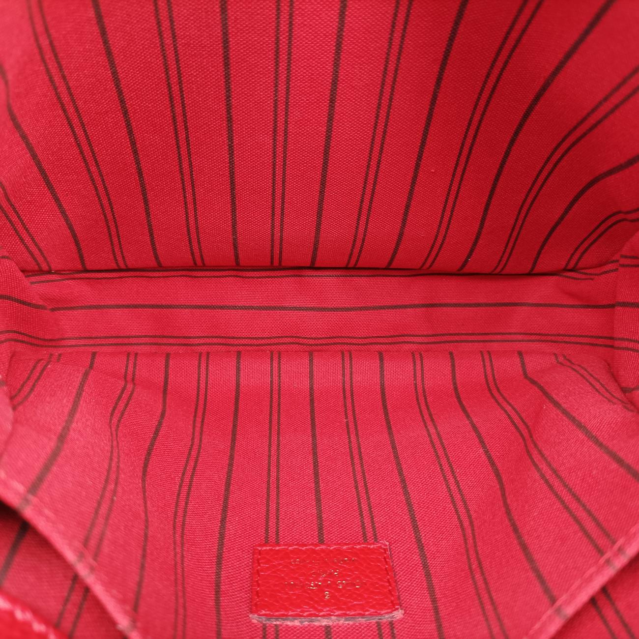 Pochette MéTIS MM Scarlet Red Monogram Empreinte M44155 AR4147 ICチップポシェットメティスMM スカーレット モノグラム アンプラント M44155 AR4147 ICチップ