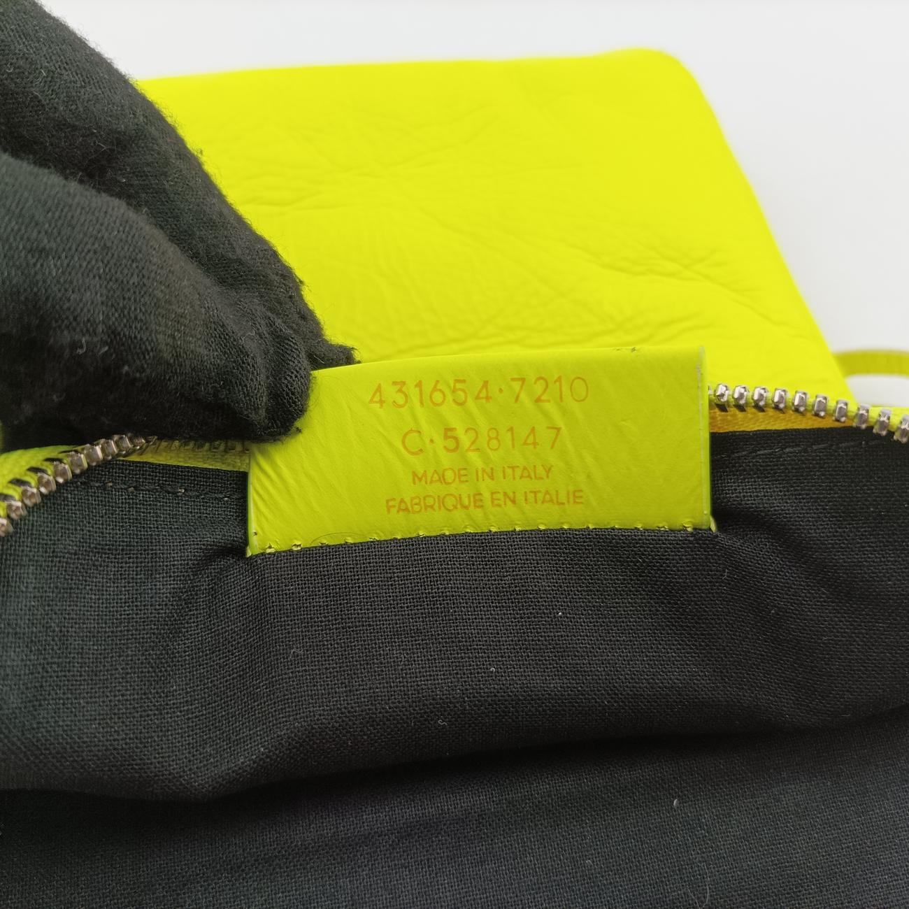 Pochette Yellow Leather 431654.7210 C.528147ポシェット イエロー レザー 431654.7210 C.528147